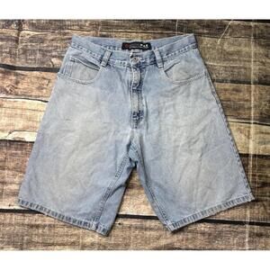 VTG Southpole Jeans Shorts Men's 34 Blue Denim Baggy Cotton 90s Outdoors